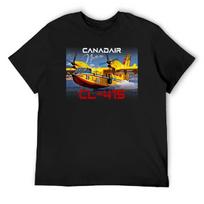 Canadair cl-415 Northstar firebomber Aircraft T-Shirt vintage graphic tee man clothes tees anime t shirts mens funny t shirts S juoda