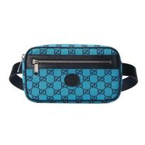 Gucci GG Daugiaspalvio Logotipo Drobės Krūtinės Krepšys Unisex krepšiai Mėlynas Tamsiai Mėlynas 658657-2UZAN-4487 Shopping Bag Set(Basic Set+Shopping Bag),80cm