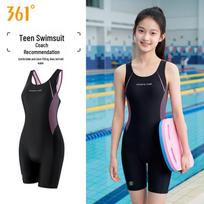 361° Girls' One-Piece Quick-Dry Training Swimsuit 155