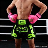 Muay Thai Shorts Boxing Fight Kickboxing Grappling Training Workout Gym Shorts for Men Women Kids Classic Thailand Boxing Pants XXS