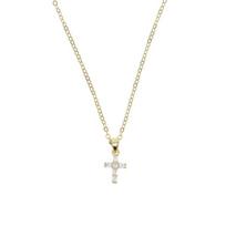 S925  Cross Pendant Necklaces for Women Mini Charm Pendants  Jewelry