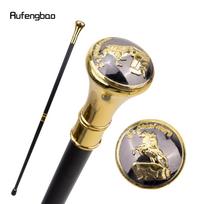 Auksinis Sankt Peterburgas Bronzinis raitelis Totemas vaikščiojimo lazda Madinga lazda Gentleman Crosier Knob vaikščiojimo lazda 93 cm
