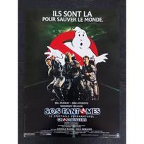 S.O.S fantômes Affiche originale de cinéma Roulée 53x39cm Ivan Reitman Bill Murray Retirage raudona