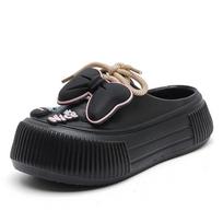 hot-selling new soft-soled beach stepping on shit feeling baotou women's slippers thick-soled hole shoes women 35-36