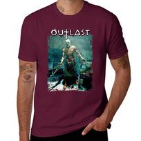Outlast T-Shirt for a boy customs design your own graphics korean fashion mens plain t shirts S