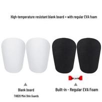 Custom Sublimation Football Shin Guards - High Temp Resistant, Glossy Finish, Blank Shell