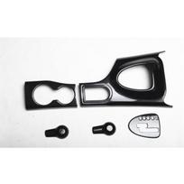 Skirta Nissan Qashqai 2008-2015 priedams 5 vnt/part Carbon Fiber Car Center Control Pavarų perjungimo skydelio dangtelio lipdukas juoda
