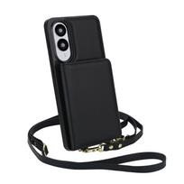 Skirta Samsung Galaxy S21 S22 S23 S24 S25 A14... Serijai! 7 - Spalvotas PU odos daugiafunkcis telefono dėklas su kortelių laikikliais, riešo dirželiu, dirželiu ir stoveliu Samsung Galaxy S21 5G juoda