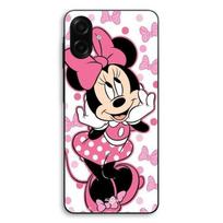 Dėklas Samsung Galaxy A07 Minnie Mouse rožinis Disney Animacinis Maniacase juoda
