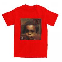 Nas Singer T-Shirt Man Illmatic Album Y2K Basic Cotton T-Shirts Summer O-Neck Trending Tee Shirt Cheap Big Size Tops S