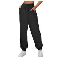 Comfortable High Waist Sweatpants For Women Stretchy Soft Everyday Pants With Elastic Waistband Versatile Soft Joggers S juoda