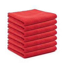 Microfiber Multifunctional Cleaning Cloth Thickening Super Absorbent Kitchen Cleaning Towel Car Wash Cloth Household Towels raudona