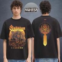 Sabaton Merch Legends Reborn Two Sided Unisex T-Shirt Unisex T-Shirt S