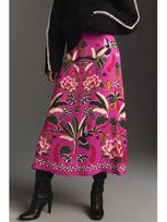 Spring-Summer Retro Street Skirt for Women Small fuksija