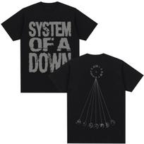 Rock Band System of A Down Mezmerize T Shirt Men Women Vintage Hip Hop Gothic Harajuku T-shirts Oversized Cotton Casual T-shirt S juoda