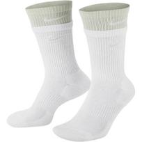 Nike Everyday Plus Crew Socks Unisex 1 Pack White/Sea Glass DD2795-105 24-26