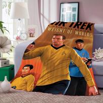 TV S-Star T-Trek Blanket Warm And Soft Suitable For Bedroom Living Room Sofa Bed Office Travel Camping 30x40in