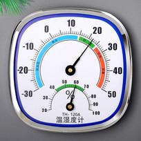Hygrometer Thermometer Gauge Outdoor -30 - 50 20 - 99 RH ABS Glass Lens Humidity No Battery Required 120x120x23mm China Mainland