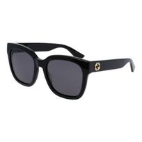 Akiniai nuo saulės GUCCI moterims GG0034SN-001 (lęšis/tiltelis/auselė) 54/20/140 mm | GG0034SN-001 | 889652386355