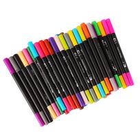 36 Colors Watercolor Brush Marker Pen Set Professional Soft Flexible Dual Tip Marker Pens for Kid