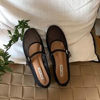 Madingi Bailamos moteriški basutės vasaros avalynė apvalus pirštas tiesios sagtelės sandalai kasdieniai patogūs basutės išpjovos Mary Jane vienetiniai batai 35 juoda