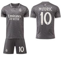 2024 Real Madrid antrasis išvykos pilkas marškinėlis #9Mbappé #5 Bellingham #7 Vinícius Futbolo marškinėliai 22