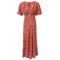 Sancai 100% Mulberry Silk French A-line Dress S