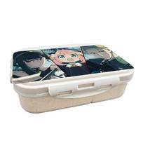 Anime Animacinis Spy X Family Spausdinta Kviečių Šiaudų Pietų Dėžutė