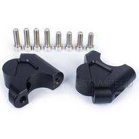 22 mm motociklo vairo stovai Vairo spaustuko tvirtinimo adapteris, skirtas R1200GS 2013-2018 R1250GS - ADV S1000XR juoda