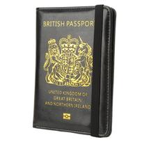 Didžiosios Britanijos paso dangtelis su elastiniu diržu Multicard nuo vagystės, antimagnetinis, vandeniui atsparus kelionės