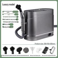 High-Temperature Steam Cleaner: Range Hood Degreaser, Clothes & Sofa Ironing Machine Export UK 220V Neutral English Packaging pilka spalva