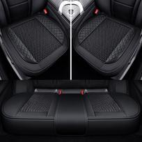 Universalūs PU odos ledo šilko automobilio sėdynių užvalkalai pagalvėlė TOYOTA Corolla Camry Highlander Land Cruiser Prado Avalon Black 1 Seat