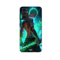 Phone Case - Maniacase - Samsung Galaxy A54 5G - One Piece Zoro - 3D - Black Silicone juoda