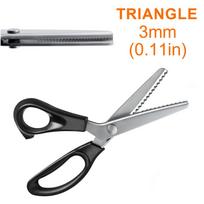 3/5/7MM Zigzago siuvimo kirpimo Suknelės siuvimo Tailor žirklės Pjovimo žirklės Nerūdijančio plieno nėriniuotos žirklės Odos amato audinio žirklės