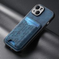Tinka Apple 16 Pro Max mobiliojo telefono dėklui, visapusiškam kortelių laikikliui, apsauginiam nuo kritimo iPhone15 Pro dėklui. iPhone 16 Pro Max (large hole) mėlyna