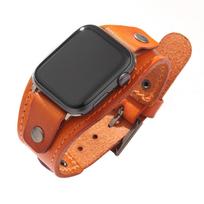 2024 Retro Natūralios Odos Apple Watch Dirželiai - Universalus Dydis