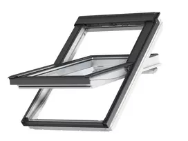 Stoglangis VELUX GGU FK08 0086, matmenys 66 x 140cm, 2 kamerų, baltas