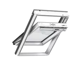 Stoglangis VELUX GGU CK04 0068, matmenys 55 x 98cm, 2 kamerų, baltas