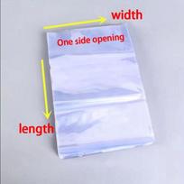 PVC Termiškai susitraukianti plėvelė, Termiškai susitraukiantis maišelis, Skaidri apsauginė plėvelė, Plastikinė sandarinimo plėvelė, Batų sandarinimo plėvelė, Išorinio pakavimo maišelis, Plastikinė termiškai susitraukianti plėvelė 15x25cm  100pcs