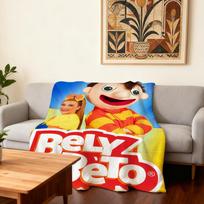Animacinis mielas B-Bely y Beto pledas Super šiltas patogus pliušinis pledas Vaikams namų sofai miegamajam dovana 30x40in