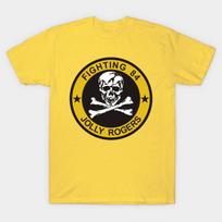 Men Black Print T-shirt Vf84 Jolly Rogers No-Cut Transfer Paper Print Cotton Tshirt 4XL geltona