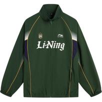 Li Ning Sports Lifestyle Series Casual Color Block Letter Stand Collar Zipper Comfortable Versatile Windbreaker Unisex Outerwear AFDVE97-3 M