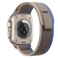 takelio kilpa Apple Watch Ultra 3 2 juosta 49mm 44mm 40mm 45mm 41mm 42mm correa bracelet iWatch serija 7 se 8 9 10 11 46mm dirželiai 40 41 42(S11-S10) mėlyna-pilka spalva
