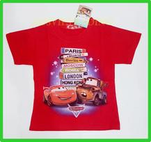 BNWT Cars Lighning McQueen T-shirt Top boys Tshirt cotton new kids 120