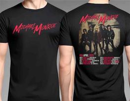 Michael Monroe USA April 2025 Tour T-shirts Hot men All Size DO584 Unisex T-Shirt XXXXL