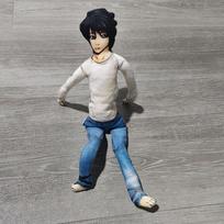 Anime Death Note L.Lawliet Cosplay Doll Plush Stuffed Dolls Abstract Joint Flexible Room Decoration Halloween Mascot Soft Props 28cm