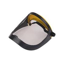 2Colors Garden Grass Trimmer Safety Helmet Hat With Full Face Mesh Protective Mask For Logging Brush Cutter Forestry Protection geltona