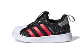 Adidas Originals SUPERSTAR 360 Superstar Collection 360 I Breathable Low top Toddler Shoes Black Red Infant And Toddler FV3435 20