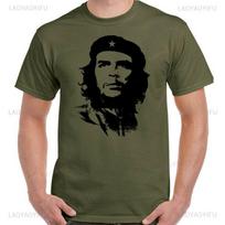 Che Guevaros marškinėliai Rebelės Kubos marškinėliai Gvadalupės revoliucijos T-shirt Laisvalaikio trumpomis rankovėmis Vyriški Aukštos kokybės medvilniniai laisvi viršutiniai drabužiai L