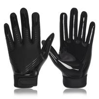 Polyester Football Gloves Adjustable Wrist Strap for Sports & Outdoor Activities Rugby Gloves Water Resistant Breathable  Gloves XL